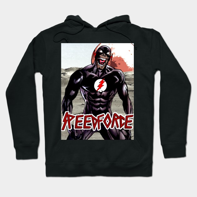 Black Flash Mars Slayer Font Hoodie by danygammerx